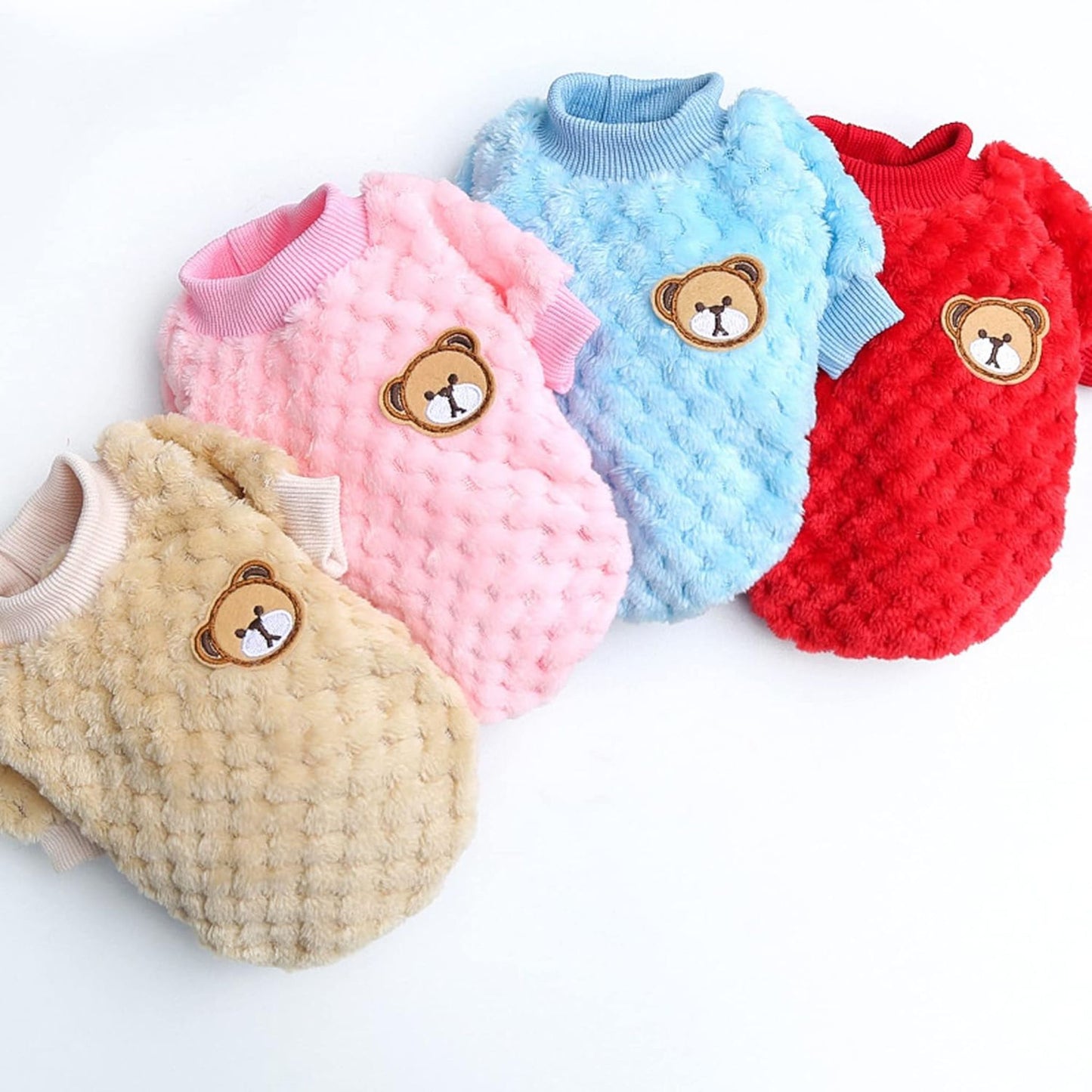 Pijama manga corta borrego super suave para perros