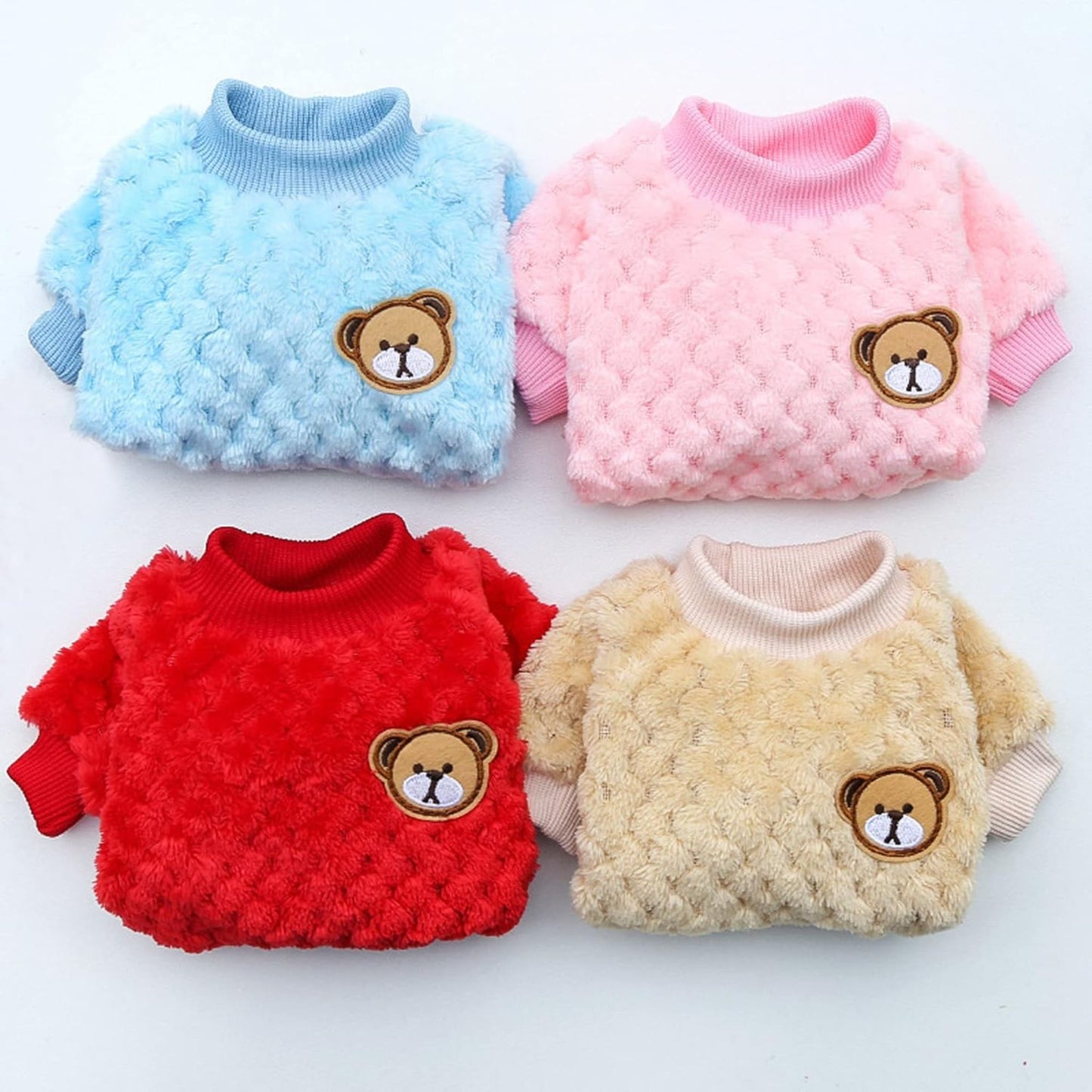Pijama manga corta borrego super suave para perros