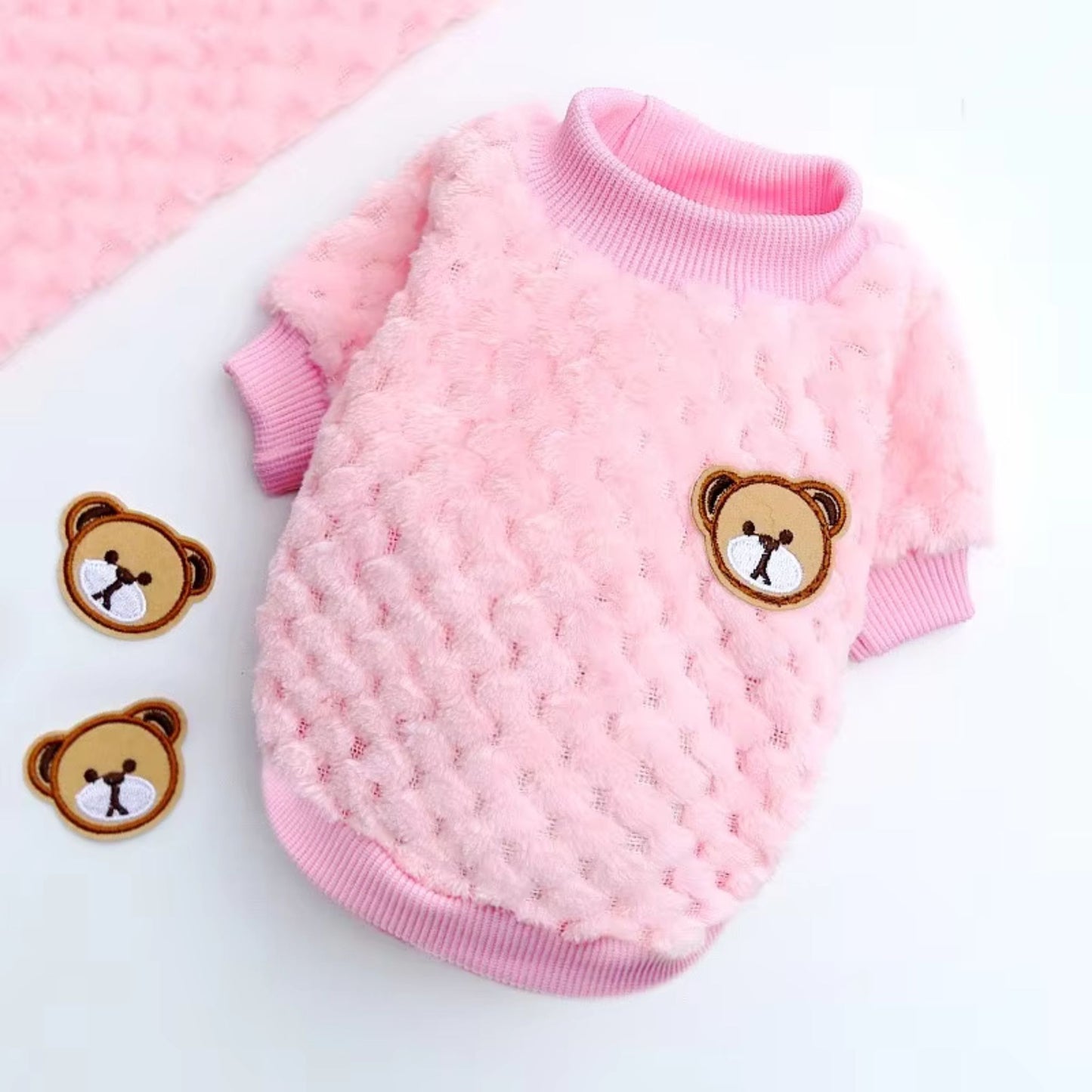 Pijama manga corta borrego super suave para perros