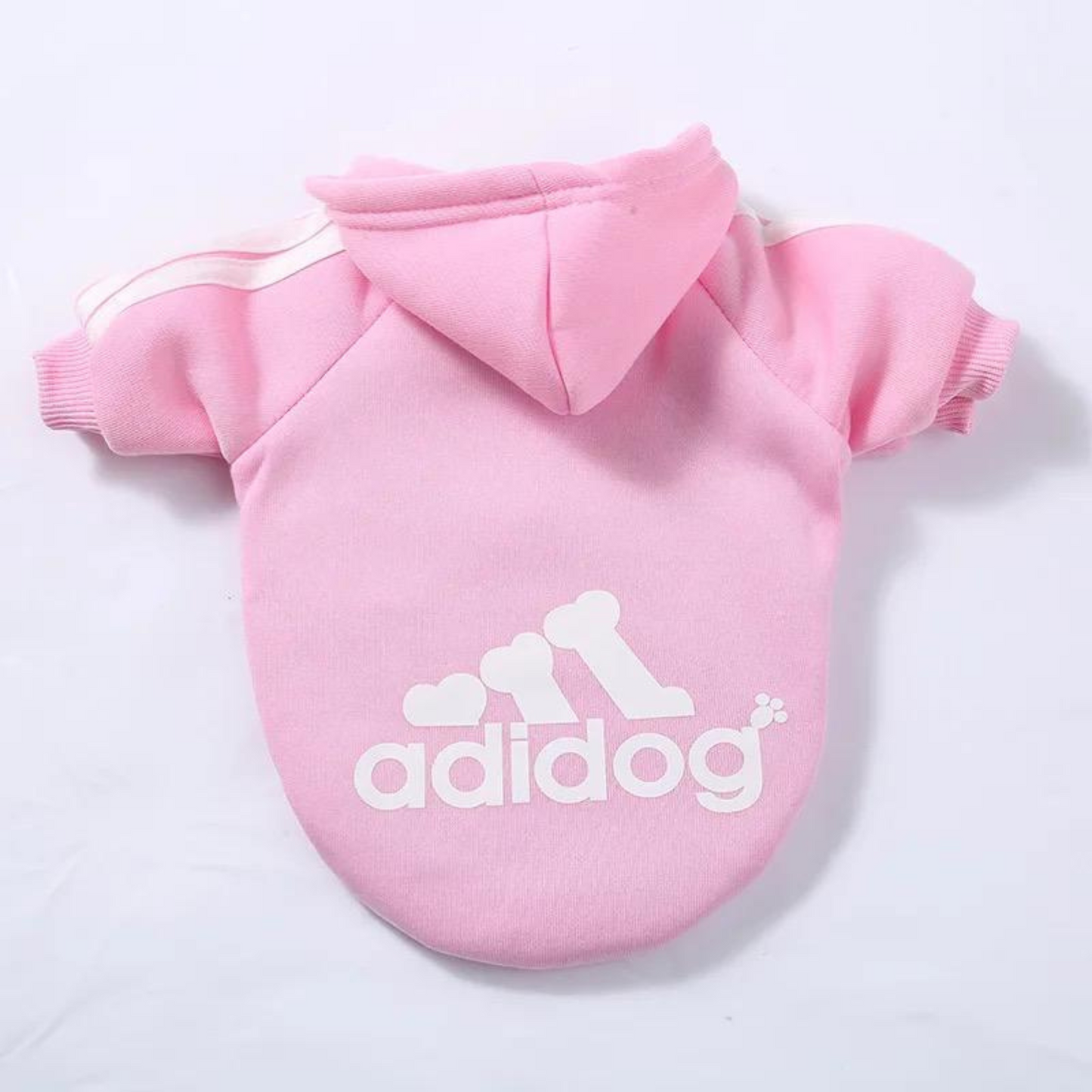 Sudadera adidog rosa para perros