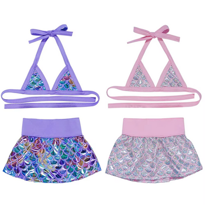 Bañador tipo bikini de sirena para mascotas