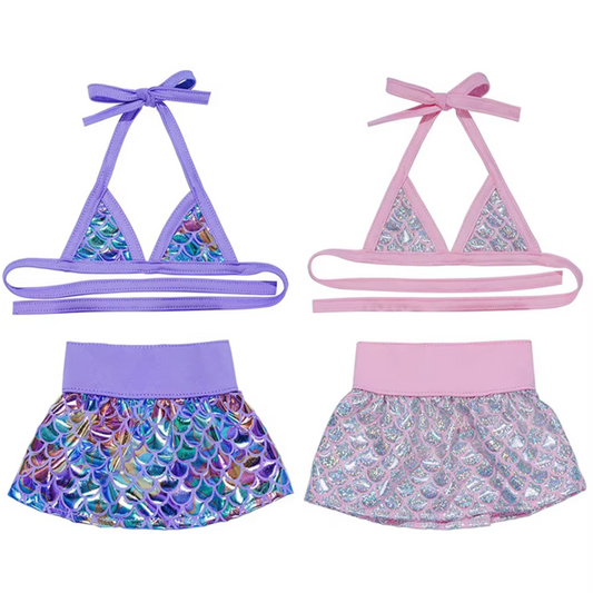 Bañador tipo bikini de sirena para mascotas