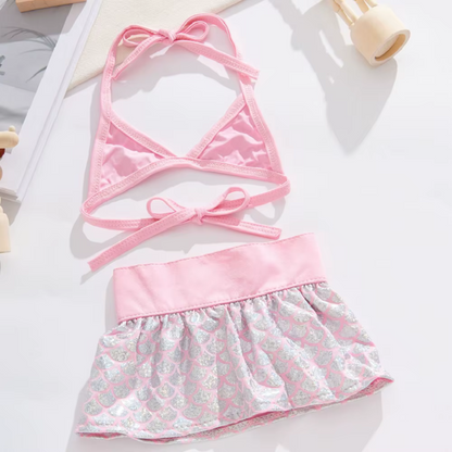 Bañador tipo bikini de sirena para mascotas