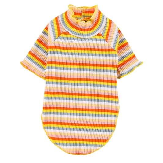 Camisa de interior de algodón para perros naranja