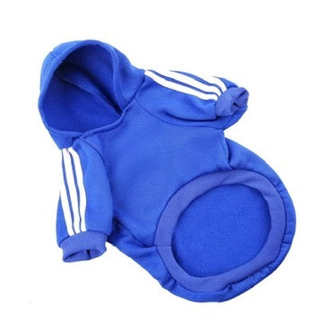 Sudadera adidog azul para perros