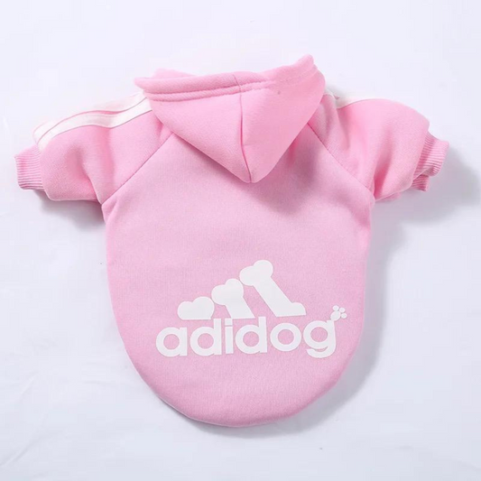 Sudadera adidog rosa para perros