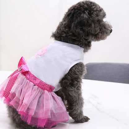 Vestido en algodón de besos para perras, especial San Valentin